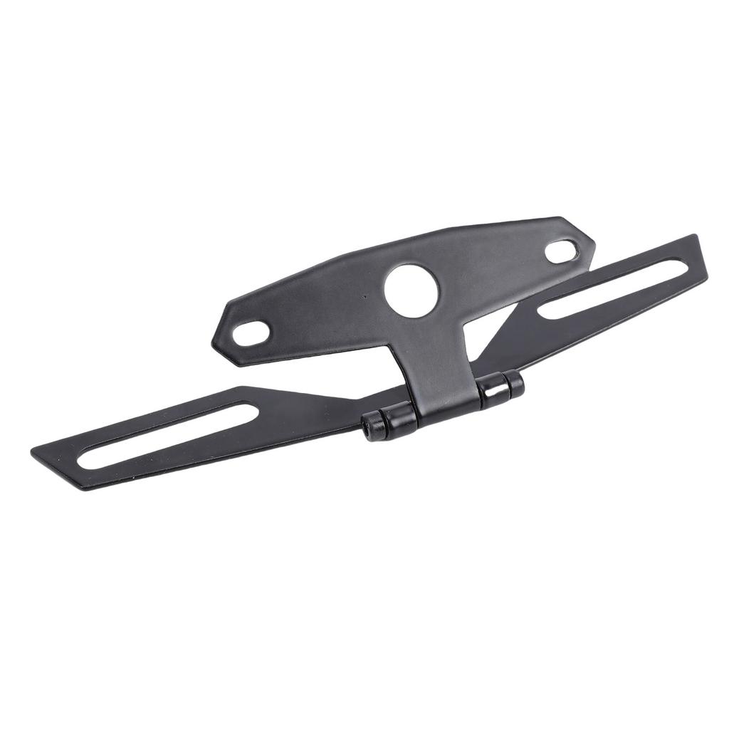 Adjustable Motorcycle License Plate Bracket Universal Folding License Plate Tail Light Mount Holder for ATV Motorbike
