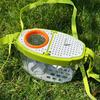 Breathable Silkworms Breeding Tank Adjustable Straps Insect Feeding Bin  Science Observation