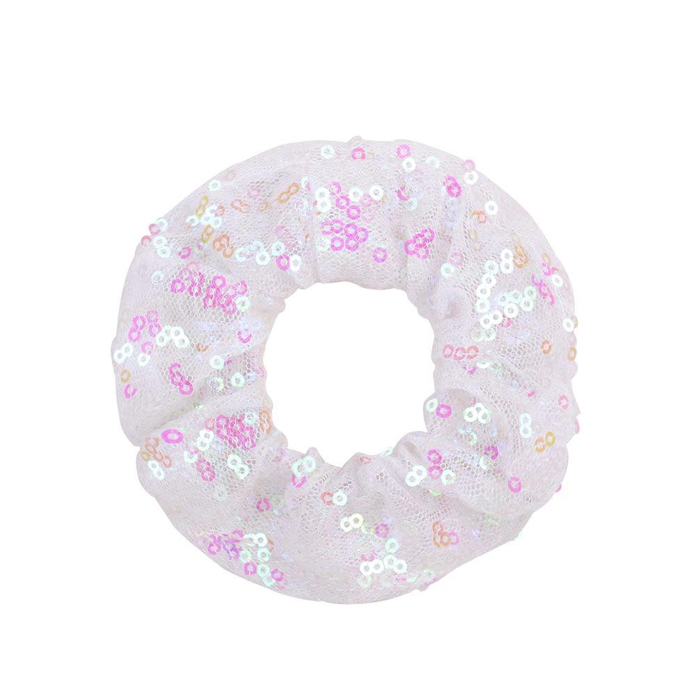 Christmas Party Sequin Hair Scrunchies Women Hair Accessories Scrunchies Elastic Hair Ties Rope Ponytail Holder Hairbands