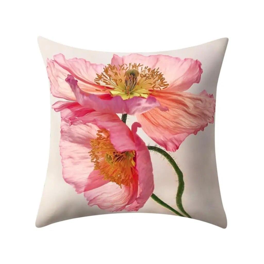 Rose flower pattern Pillowcase Living Room Sofa Chair Bed Cushion cover Wedding party decoration Birthday gift Home
