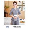 Women's High-End Beauty Spa Technician Pants Set for Head Therapists and Postpartum Recovery.