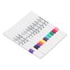Acrylic Paint Pen 12 Colors Waterproof Quick Drying Acrylic Paint Pens Marker for Black Paper Rock Painting