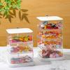 Korean Transparent Rotating Jewelry Storage Box for Hair Accessories, Earrings, Watches, and More