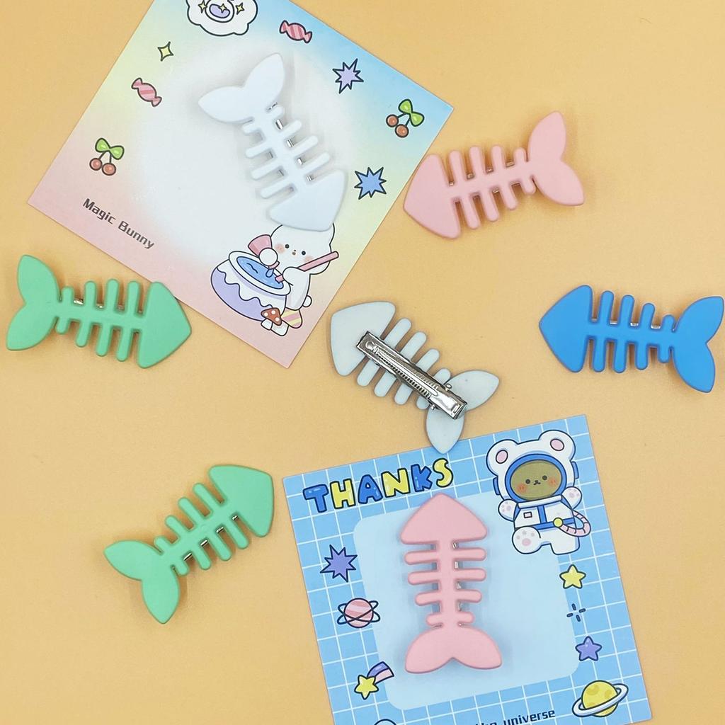 Matte Fishbone Hair Clip for Girls Small Barrettes Bangs Side Clips For Women Cute Hairpins Headdress Headwear Hair Accessories