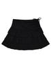 KIRSH Tiered Pleated Mini Skirt [Black]