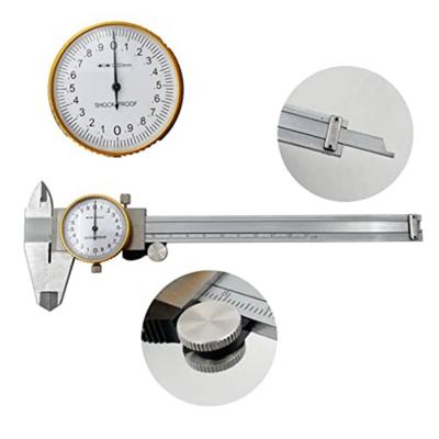 Posuvné meradlo 0-15cm(0-6") Rozsah s 0,02 mm (0,001") Vysoko presné priemyselné nerezové posuvné meradlo nárazuvzdorné metrické meradlo