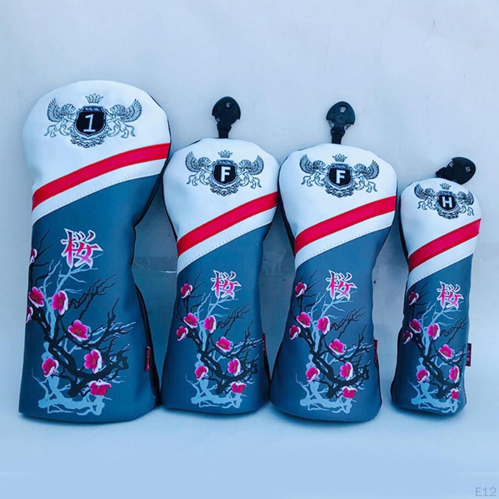 4 Stück Schlägerhauben Anti Holz Driver Schläger für Outdoor-Sportarten