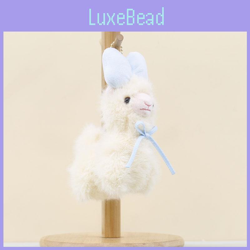 Pendant Bow Alpaca Plush Toy Claw Machine Doll Bag Hanging Children Decoration