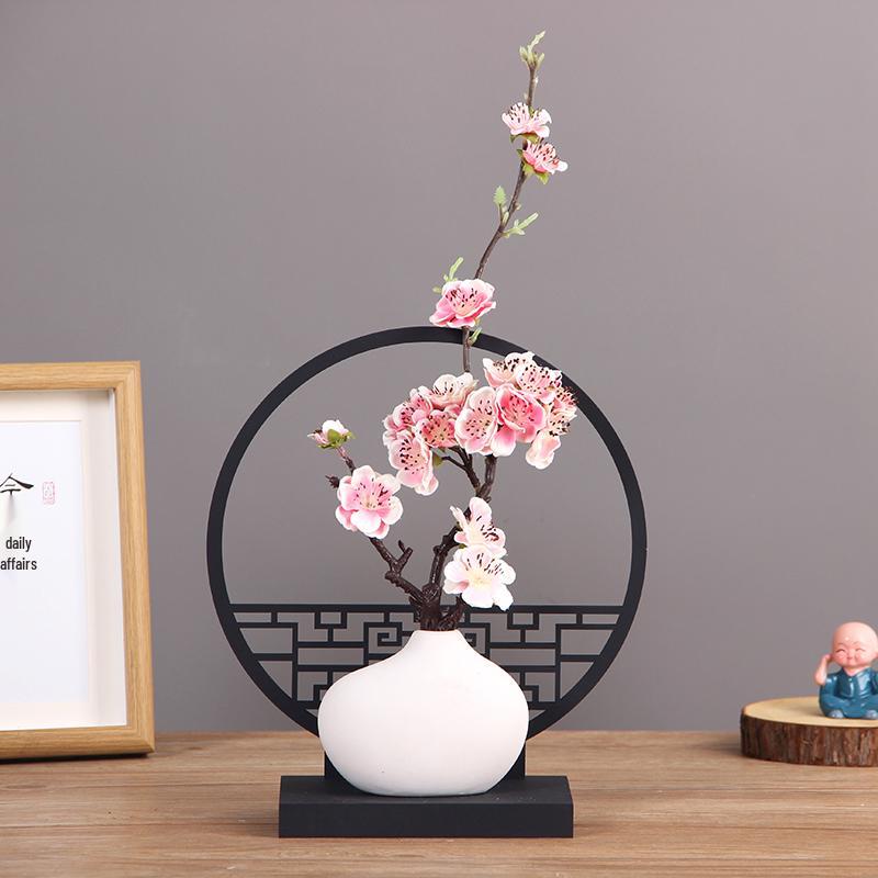 Mini White Matte Ceramic Vase for Dried Flowers - Nordic Hydroponic Home Decoration