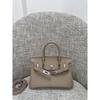 Togo primo strato pelle di mucca borsa platino motivo litchi fibbia argentata borsa a mano serratura di alta gamma borsa a tracolla messenger in pelle da donna
