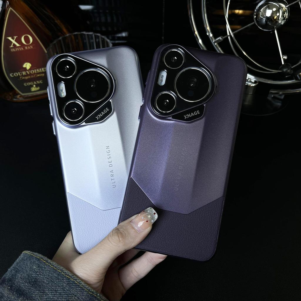 Applicable to Huawei Pura70ultra seconds to become an extraordinary master Napa mobile phone case Mate60p high-end all-inclusive protection