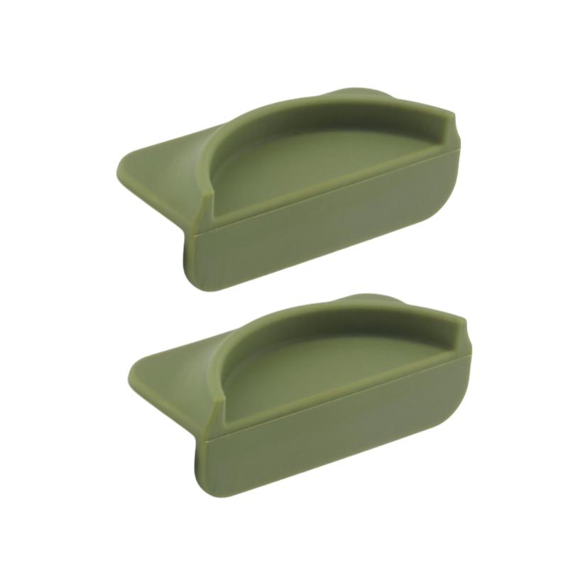 2Pcs Mini Espresso Tamping Mat, Silicone No-Slip Coffee Tamper Mat for 51/53/58mm Tamping Barista Tools Coffee Accessories