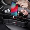 Organizador de Asiento de Coche Relleno para Huecos Portavasos Caja de Almacenamiento para Ranuras del Asiento Accesorios Para Nissan Nismo X-trail Qashqai Leaf Tiida GTR