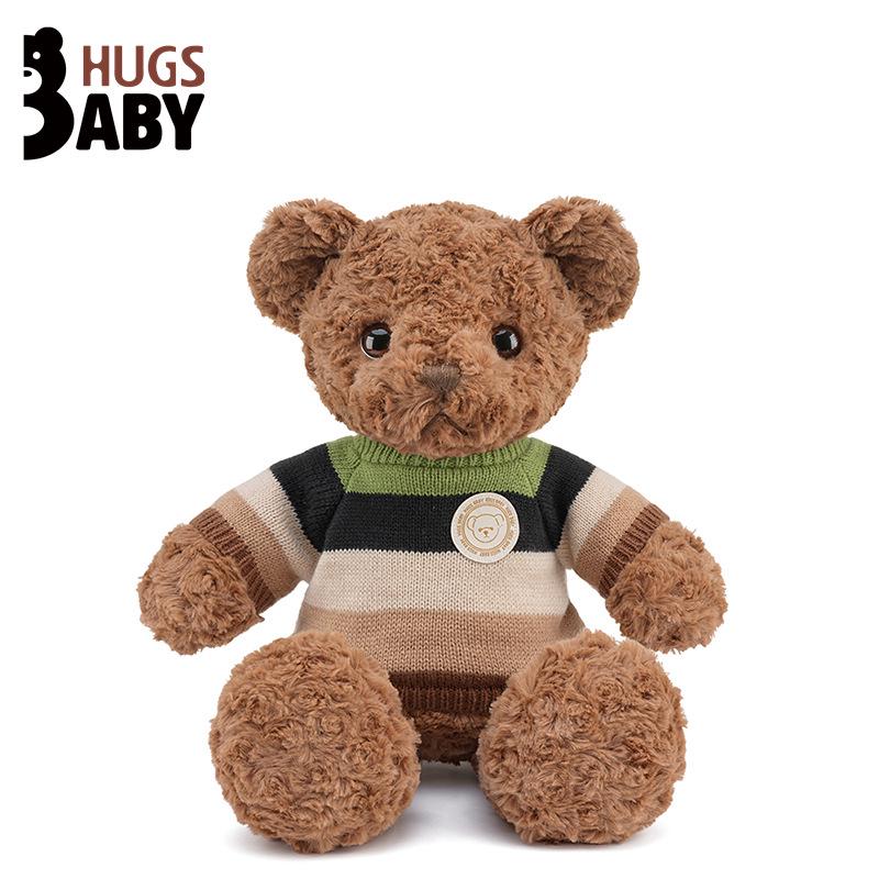 

Hugs Baby Striped Sweater Teddy Bear Plush Toy, Large Doll, Birthday Gift 50cm, 0.5kg