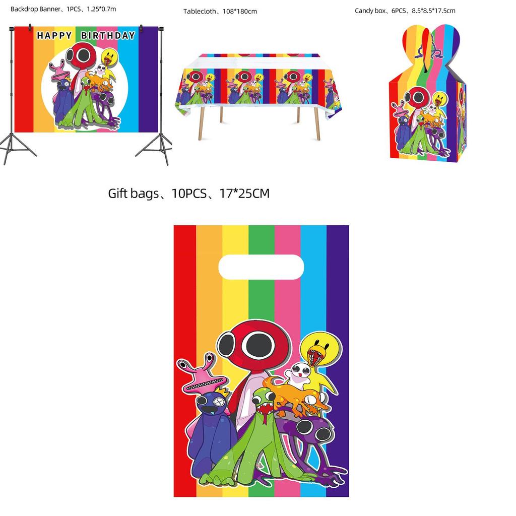 Fournitures de fête Roblox Rainbow Friends Pour une célébration d'anniversaire inoubliable