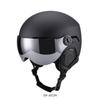 OnePiece Ski Helmet with Builtin Reflective Visor ImpactResistant PC Shell Expanded