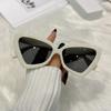 New Fashion Cat Eye Sunglasses Female Luxury Brand Designer Sun Glasses for Women Travelling Sun Shades Glasse Y2k