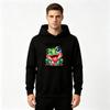 Men Funny Frog Don't Try Probably Print Long Sleeve Pullover Hoodie Casual Comfy Streetwear Hooded Sweatshirt