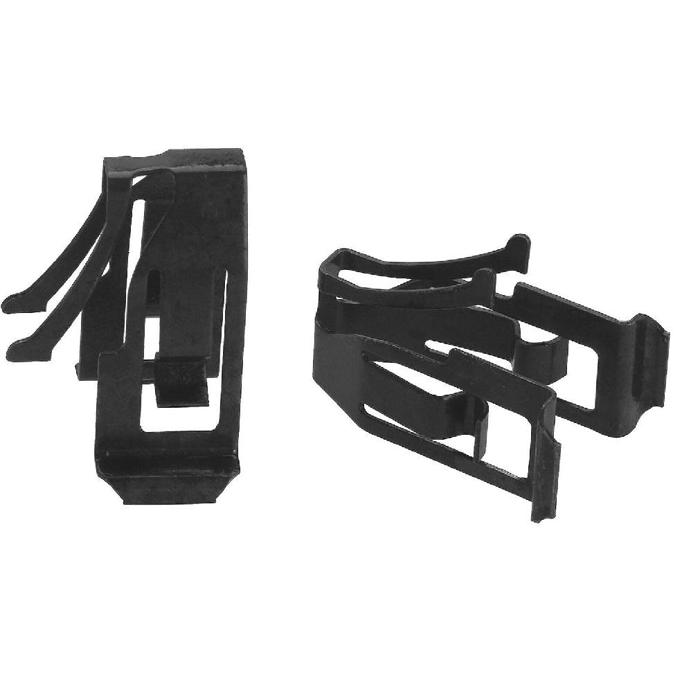 Sun Visor Clip Retainer Bracket Interior Right and Left Roof Sun Shield Fixed Iron Buckle Hasp Kit for Toyota Crown Reiz Prado RAV4 Camry (2PCS)