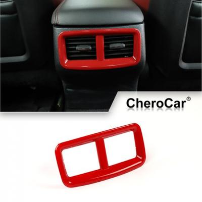 Rear Air Conditioner Panel Cover Trim For 15-20 Dodge Challenger Accessories Red