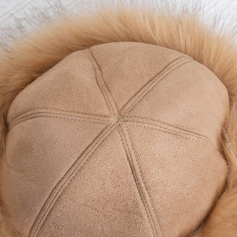 Women Winter Hat Suede Thicken Warm Beanies Fashion Autumn Fake Faux Mongolian Hat Outdoor Elegant Ladies Russian Cap