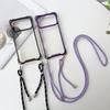 Four Corners Strap Cases For iPhone 17 Pro Max 11 12 13 14 15 16 Pro Crossbody Cord Lanyard Shockproof Clear Hard Plastic Cover