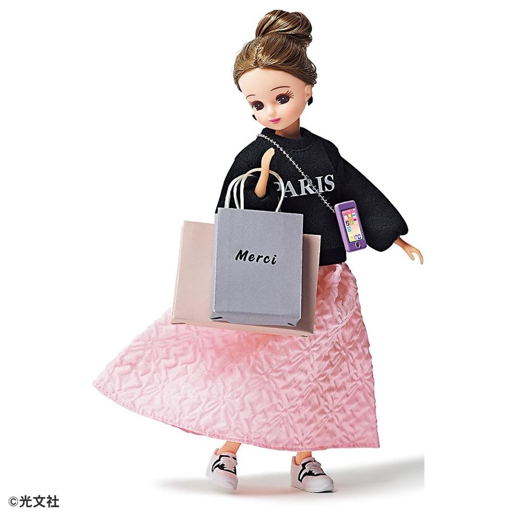 Takara Tomy Doll VERY Collaboration Coordination Play Toy Ages Licca-chan LD-16 Licca-chan Dress-up 3+
