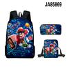 3D-Spiel Blox Fruits Schultasche Rucksack Umhängetasche Federmäppchen Rucksack Dreiteiliges Set