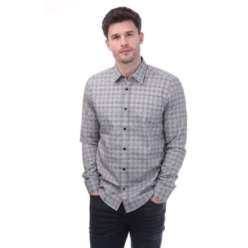 Boss Mens Houndstooth Regular Shirt