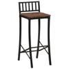 VidaXL Chaises de bar lot de 2 bois de récupération massif, chaise, tabouret de bar de cuisine, chaise de restaurant 358944