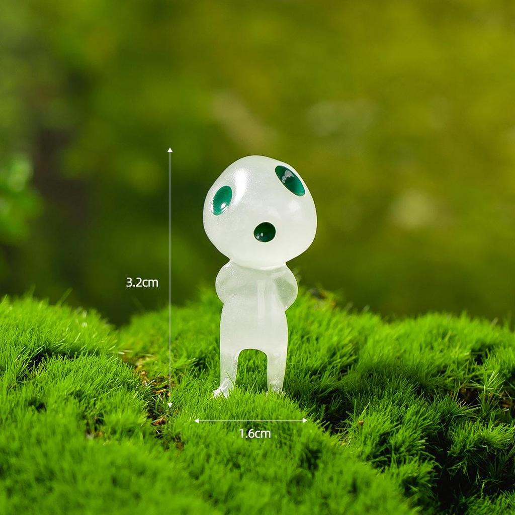 Princess Mononoke Luminous Tree Spirit Figurine - Glowing Anime Ornament