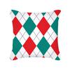 Dots Stripes Prismatic Pattern Throw Pillow Cover With Short Plush Print For Living Room Sofa Decoration Cushion Cover