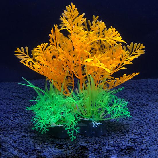 Aquarium Dekoration Hohe Simulation Dekorativ Farbecht Künstliches Wassergras Aquarium Dekoration für Heimdekor