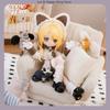 COME4FREE 1/12 BJD Doll Clothes Daily Series Caramel Meow Meow Dress Outfit Set for OB11 Doll Clothes
