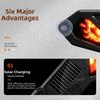 Dynamic Display LED Car Light Solar Powered Car Warning Light  Car Interior