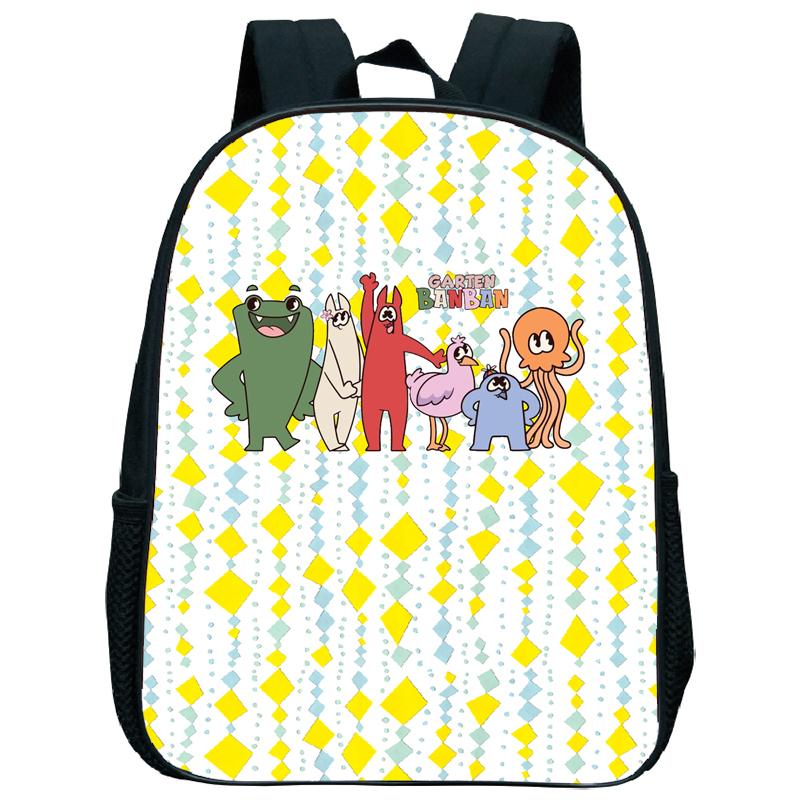 Garten Of BanBan Nursery Backpack Cartoon Game Kindergarten Toddler Kids Bag Waterproof Plecak Daily Children Mochila