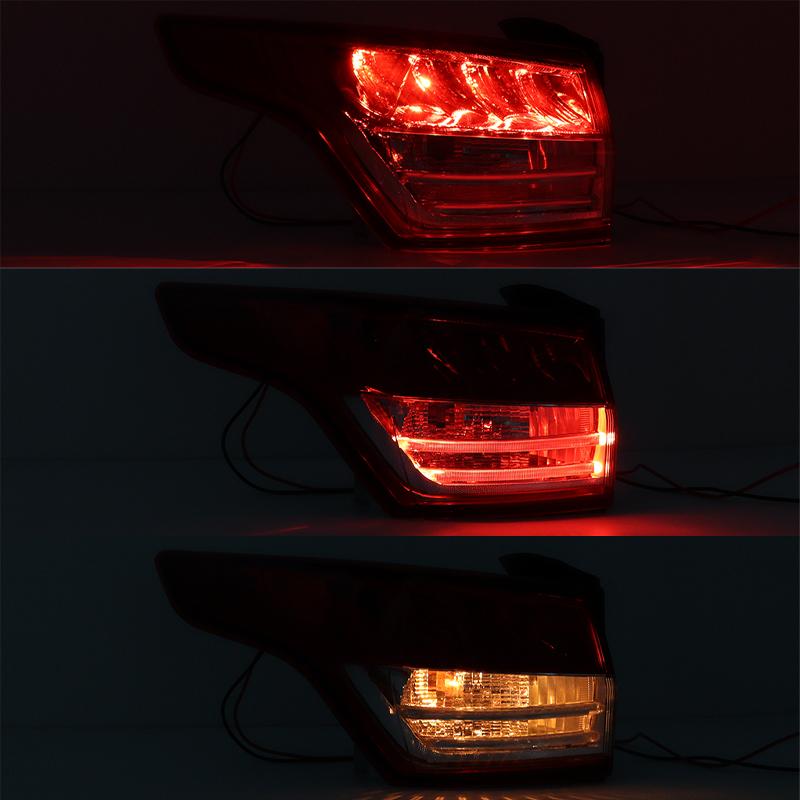 Car Accessories For Ford Escape Kuga 2013 2014 2015 2016 Tail Light Warning Brake Bumper Fog Lamp Auto Rear Taillight Assembly