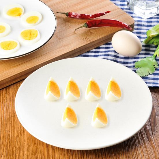Egg Slicer 2 Modes High Hardness Rust-proof Uniform Thickness Ergonomic Handle 2 In 1 Egg Cutter Kitchen Gadget