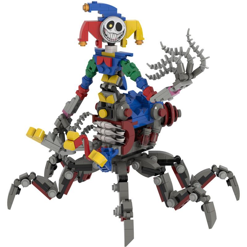 Hot New Releases Bobble Game Time 5 Joker Spider Building Block Assembly Small Particle Figurine Model Ornament Handmade Toy