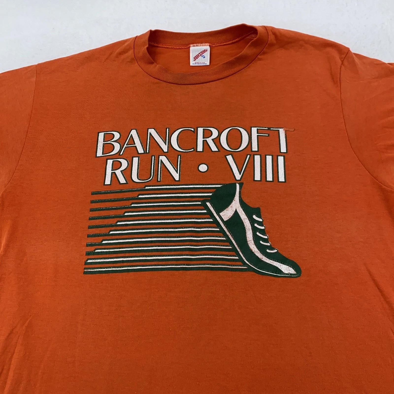 

Vintage Cherry 7 Up Bancroft Run VIII Shirt Large Mount Laurel New Jersey 80s S