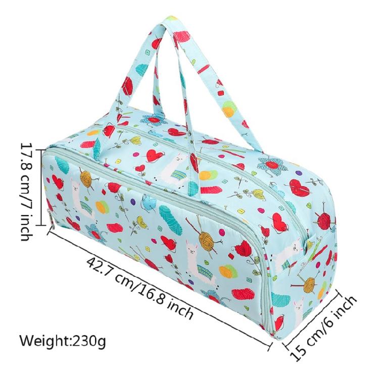 Yarn Bags Tote  for Knitting Needles and Sewing Supplies, No Accessories Include