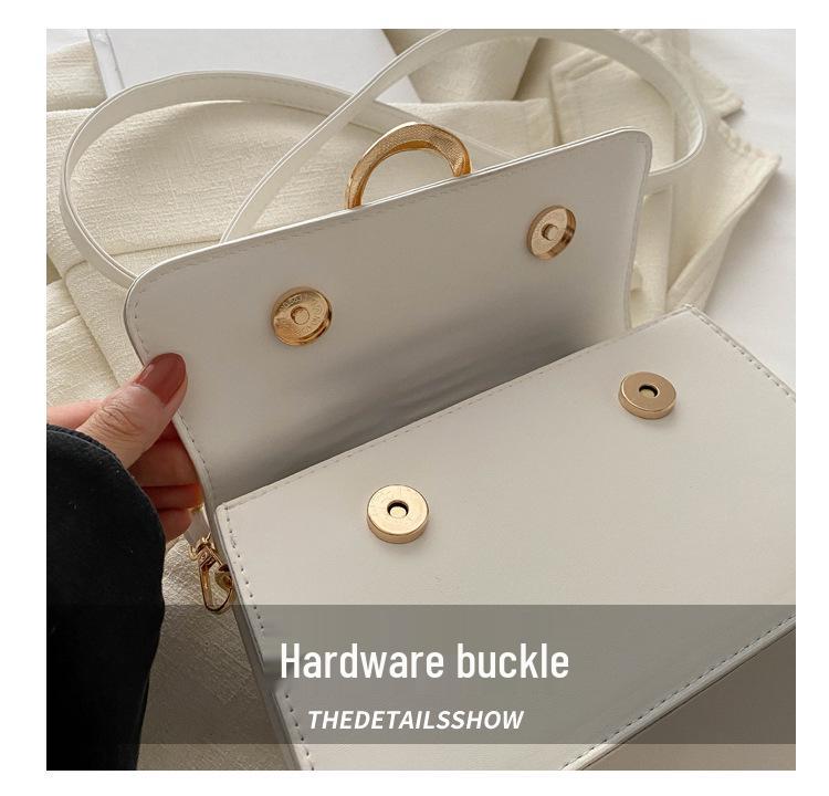 2024 Trendy Women's Small Square Handbag: High-End, Versatile Shoulder & Crossbody Bag