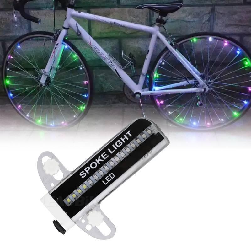 32 Bicycle Led Wheel Lights Waterproof Warning Lamps Bike Tools Accessories