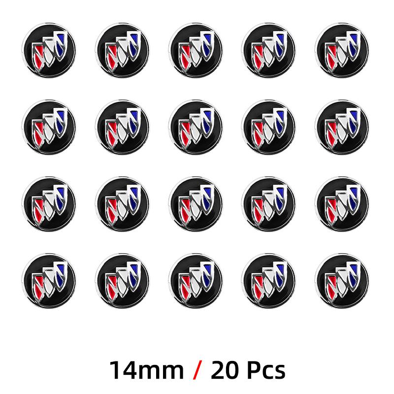 13mm/14mm/17mm Car Key Emblem Stickers Auto Door Keyhole Logo Decal For Buick Excelle XT Envision Verano Regal LaCrosse Envista
