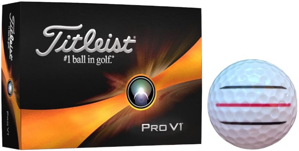 

Titleist Golf Ball 2023 PRO V1 V1X Low Number Japanese Genuine Product 3 Lines 1 [Hapiraki_Golf Line] (V1_White Dozen)
