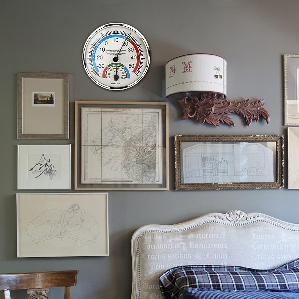 Termohygrometr s ABS analogovým ovládáním vnitřní vlhkosti