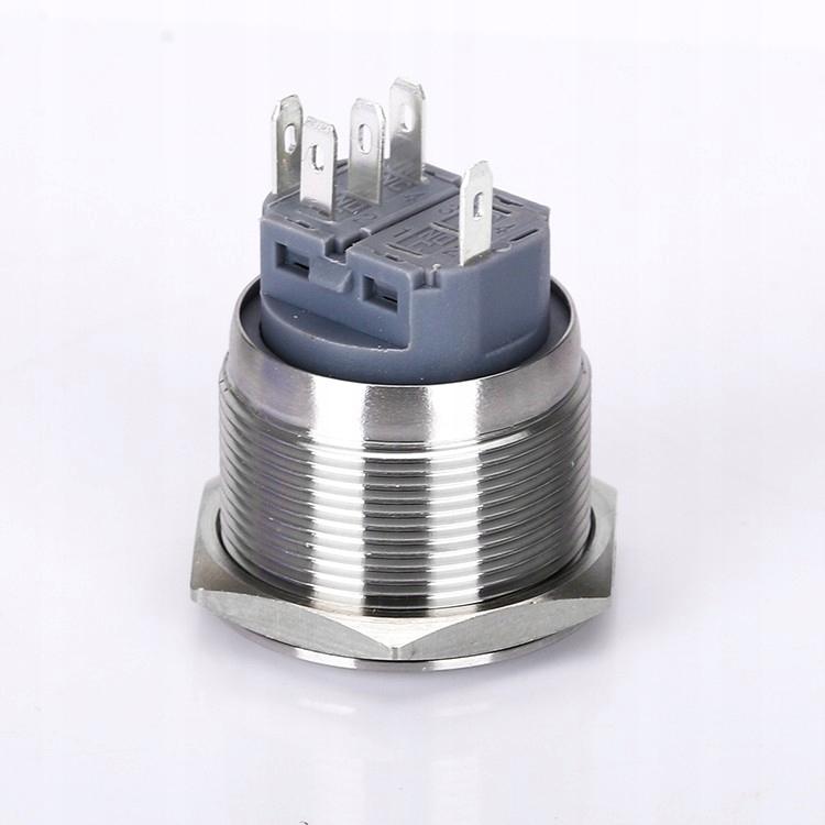 Monostable Vandal-proof Pushbutton 250V 5A 30X35