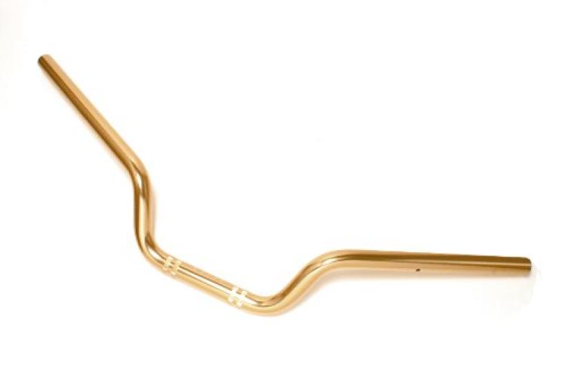 EFFEX Easy Fit Handlebars for Champagne EBF301G XJR1300, Gold, Aluminum, 22.2mm,