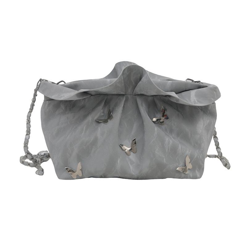 Feminine Pleated Cloud Bag Versatile Chain Single Shoulder Messenger Bag Small Bag