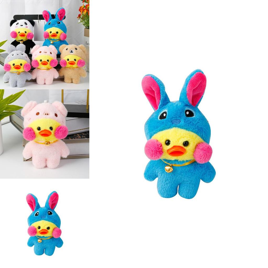 Stitch Cafemimi Duck Plush Keychain For Wedding Decor And Gifts